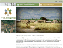 Tablet Screenshot of ftkilimanjaro.org